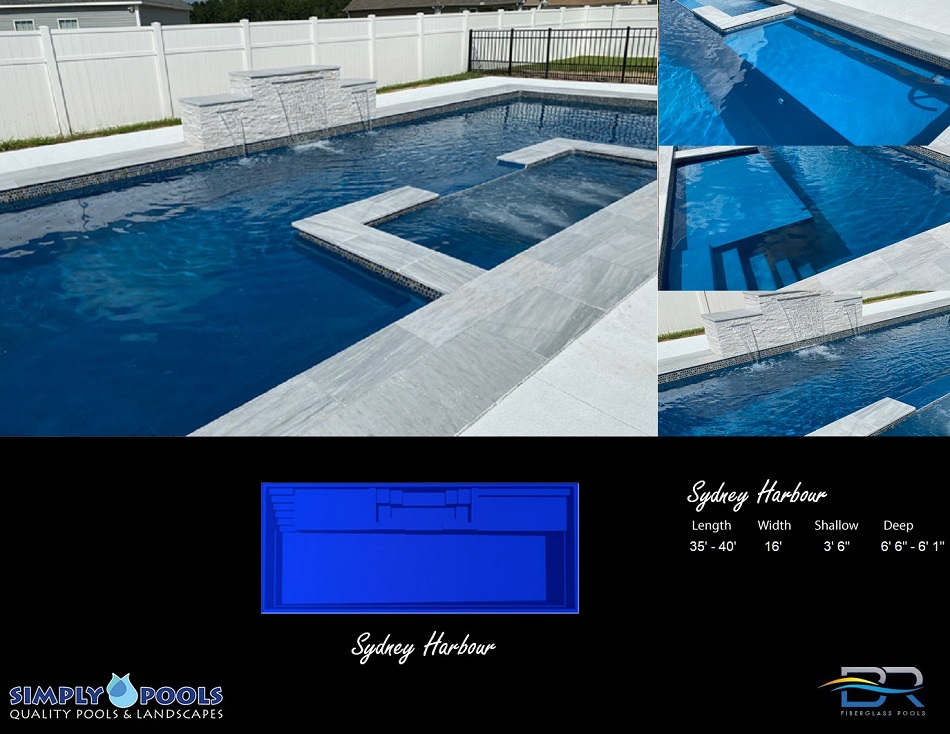Sydney Harbour Fiberglass Pool Installation